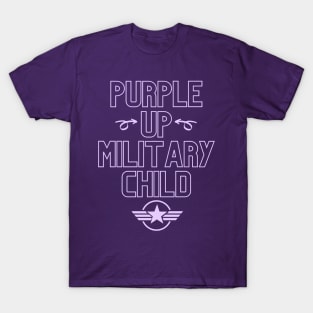 Purple Up Military Child, Month Of The Military Child T-Shirt